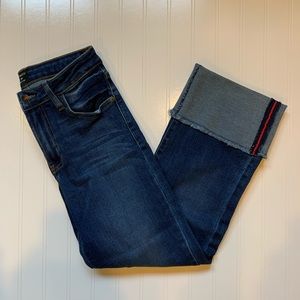 Just Black Crop Jeans with Cuff